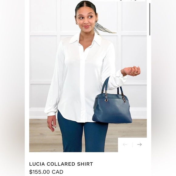 NEW Miik Sz 3X LUCIA COLLARED SHIRT - Picture 1 of 4